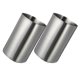 thumbnail image 4 of Shatterproof Metal Cups Stainless Steel Drinking Glasses For Home Use Outdoor Activities Restaurants 2Pcs Silver, 4 of 5