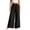 Black, variant on Womens Cargo Pants Women Jeans Relaxed Palazzo - Cargo Pocket Summer White S