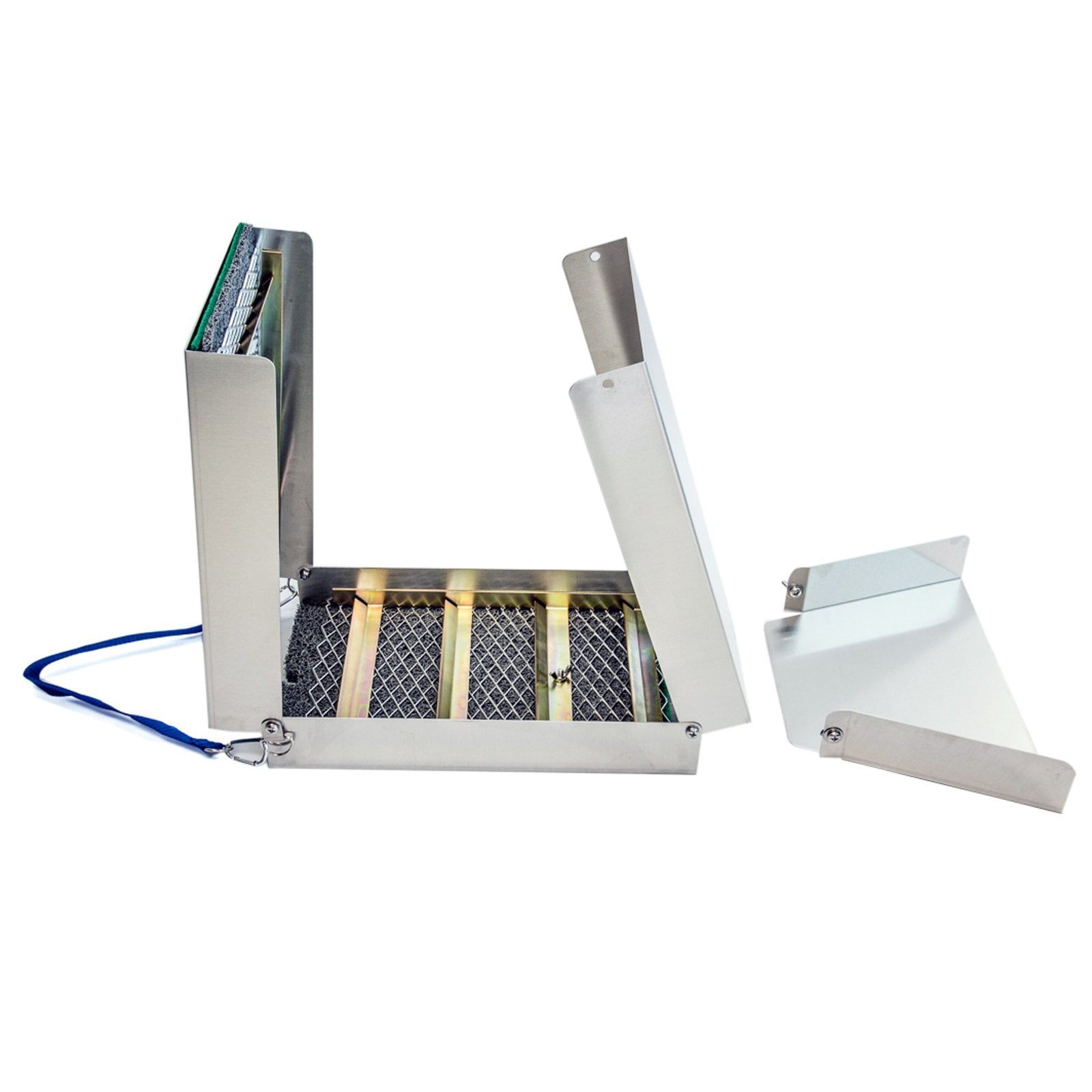 ASR Outdoor Gold Sluice Box Folding Aluminum Portable Gold Prospecting