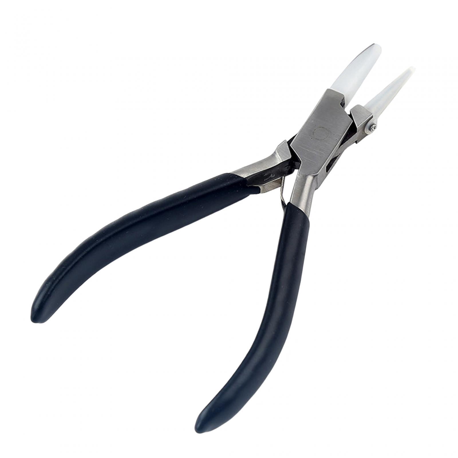 FVDPWYE Double Nylon Jaw Pliers Jaw Plier Anti Rust Steel Bead Crimping Plier Jewelry Style B