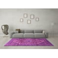 thumbnail image 3 of Ahgly Company Indoor Round Persian Purple Traditional Area Rugs, 8' Round, 3 of 4