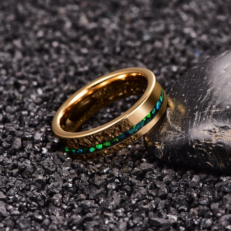 Malachite on sale wedding band