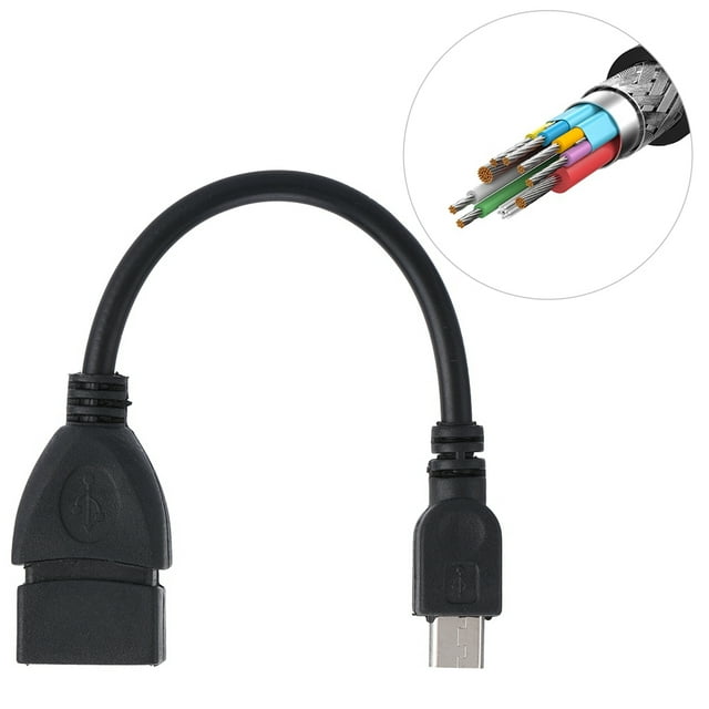 Mini Móvil Conectar Cable Adaptador de Fecha Teléfono V8 OTG Interfaz Micro USB a Hembra ANGGREK Otros