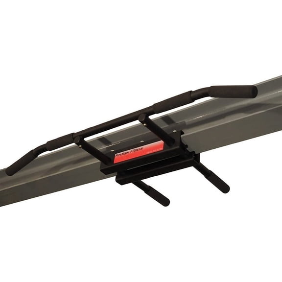 Firstlaw Fitness - 600 LBS Weight Limit - I-Beam Pull Up Bar - Long Bar with Bent Ends - Durable Rubber Grips - RED Label - Made in The USA!
