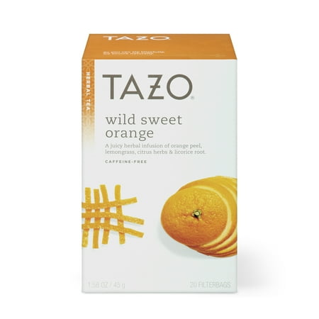 Tazo Wild Sweet Orange Herbal Tea Filterbags (20 count)