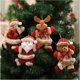 thumbnail image 4 of 4 piezas de adornos navideños, regalo de Papá Noel, muñeco de nieve, árbol de juguete, muñeca, decoraciones colgantes, 4 of 5