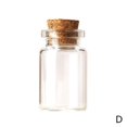 thumbnail image 1 of Gvyyzp 1/10 piezas Mini botellas de vidrio pequeñas con tapón de corcho Viales diminutos Frascos de deseos <, ■ч ю~, 1 of 8