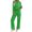 5-Green, variant on HSHMT Family Christmas Sweaters Women's Couple DIY 3D Printed Pajamas Long Sleeve Split Home Clothes (Women's)