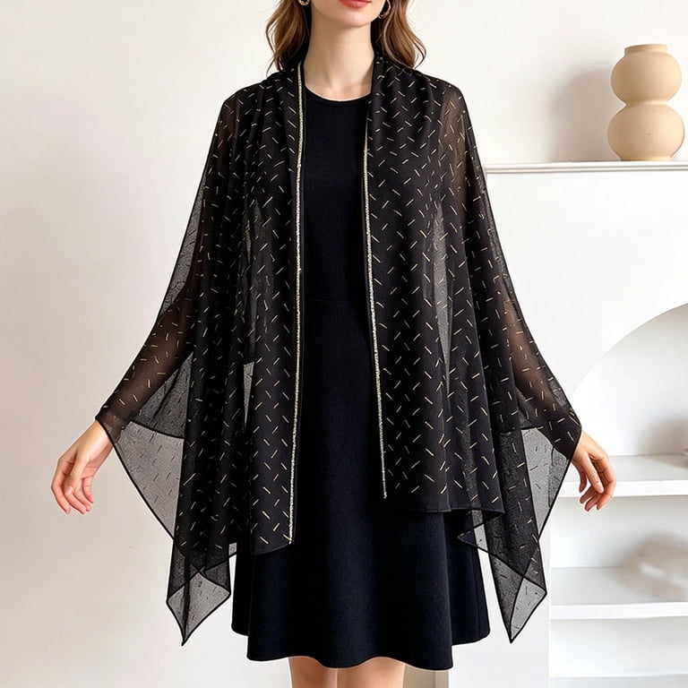 black shawls for dresses Tulle Wedding Wrap Shawl Lace Pashmina Scarf  Central Chic reversible velvet design *Available in lined or unlined options *Warm russet Women Black Sequin Chiffon Shawls