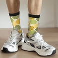 thumbnail image 5 of Goofa Bee honey Printed Men's Crew Socks, Soft Durable Breathable Moisture-Wicking with Odor Control Cotton socks, 5 of 9
