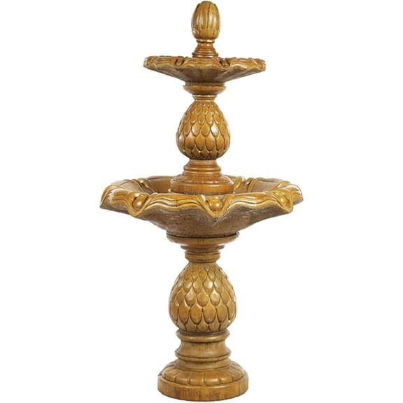 Solid Rock Stoneworks Paradise Outdoor Garden Fountain - 58" Tall