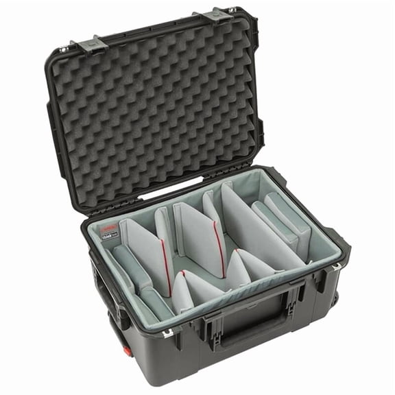SKB iSeries Padded Drone Case with Wheels, Durable Protective Case for Drone Gear, Customizable Interior, Black (3i-2015-10DT)