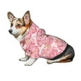thumbnail image 7 of Honeii Rose Flowers Print Small Dog Hoodies Pet Hooded Sweatshirts Fall Winter Puppy Cat Sweaters Warm Clothes for Small Dogs Outfits Costume-XX-Large, 7 of 7