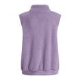 thumbnail image 5 of Tanhomme Women's Fleece Vest - Lightweight For Fall & Winter Women's Plus Size Color Block Plush Sweatshirt Zipper Blouse Warm Coat Vest Tanks, 5 of 5