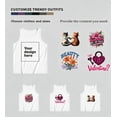 thumbnail image 6 of Custom Tank Top Personalized Photo Text Sleeveless Shirt, 6 of 11