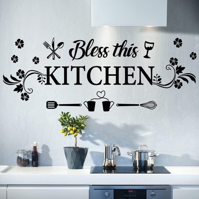 Calcomanías para decoración de pared con diseño de flores, pegatinas de vinilo extraíbles para comedor, sala, bar, restaurante, decoración del hogar