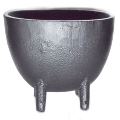 Large Oval Cast Iron Cauldron 5.25" Long Large Oval Cast Iron Cauldron 5.25" Long