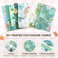 thumbnail image 6 of 126 Pcs Assorted Charm Pack for Quilting Cotton Fabric Square 5 x 5 inch Precut Quilted Fabric Floral Patchwork for Sewing DIY Craft, 6 of 8