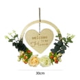 thumbnail image 4 of Guirnalda de madera Puerta de bienvenida Signo Colgante Puerta Colgante Guirnalda Adorno Decoración para el hogar Likrtyny Libre de BPA, 4 of 9