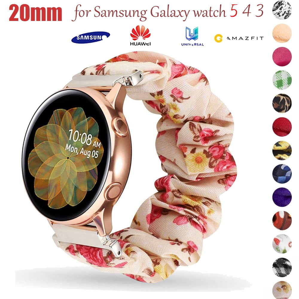 ALMNVO 20mm Scrunchie Bands for Samsung Galaxy Watch 5/Galaxy Watch 4