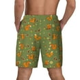thumbnail image 4 of Goofa Squirrel And Nuts Printed Men's Swim Trunks Board Shorts Quick Dry Mens Swimming Trunks with Compression Liner,Breathable Fit Hawaii Beach Shorts-Small, 4 of 9
