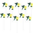 thumbnail image 1 of DOITOOL 10 Pcs Universal Spray Bottle Trigger Replacement Plastic Spray Nozzles Thicken Sprayer Replacement Trigger Spray Tops Spray Heads (Random Col, 1 of 4