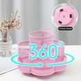 thumbnail image 5 of Stationery Box Storage Stationery 360-degree Rotation Practical Rotation Cosmetic Brush Case, 5 of 5