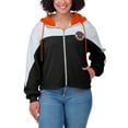thumbnail image 4 of Women's WEAR by Erin Andrews Black Cincinnati Bengals Plus Size Color Block Full-Zip Hoodie, 4 of 5