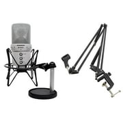 Samson G-Track Recording Podcast USB Microphone+Interface+Shock Mount+Boom Arm