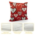 thumbnail image 4 of Leisuo Throw Pillow Covers, Love Wedding Cushion Case Decoration for Sofa Couch 20\x20\, 4 of 5