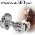 thumbnail image 3 of Becaristey ABS Rust-Resistant Shower Suction Cup Bracket Durable And Universal-Fit 360-degree Adjustable, 3 of 6