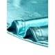 thumbnail image 5 of Disfraz de navidad Vestido acampanado holográfico de cintura alta y cuello redondo sin mangas brillante metálico Clubwear para mujer Azul Brillante L, 5 of 5