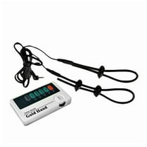 Black Adjustable Conductive Massage Rings Body Massager Kit