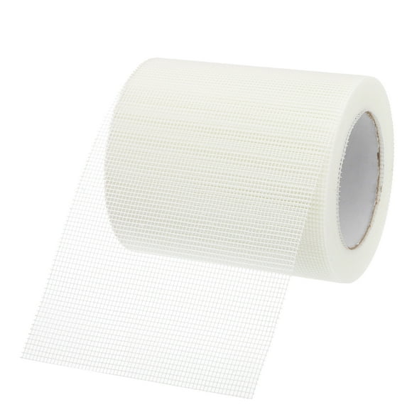 Drywall Repair Mesh Tape, Fiberglass Repair Patch Self-Adhesive Dry Wall Joint Tape Hole Crack and Seam Patch 6 Inch x 98 Feet