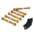 thumbnail image 4 of Metal 43-55mm Steering Links Pull Rod for HS 1/18 RC Car Truck , golden, 43mm, 4 of 8