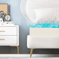 thumbnail image 2 of Mattress Topper, 2 inch Queen Gel Infused Mattress Topper, Memory Foam Mattress Topper, 2 of 9