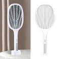 thumbnail image 4 of Nuevo 2 en 1 multifunción USB  Swatter lámpara eléctrica 6 LED gris kusrkot Matamoscas eléctrico, 4 of 8
