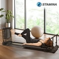 thumbnail image 4 of Stamina Products Pilates Home Studio, Complete Metal and Foam Workout System, Black, 4 of 8