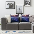 thumbnail image 3 of JRXY Galaxy Body Pillow Cover Blue Purple Outer Space Nebula Universe Star Night Starry Sky Long Case Protector with Zipper Decorative Soft Large Cases Covers for Bedding,Couch,Sofa 2pcs White, 3 of 6