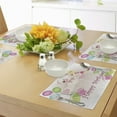 thumbnail image 4 of Ambesonne Birthday Party Place Mats Set of 4, Pastel Teddy Bears, Standard Size, Pale Pink, 4 of 6