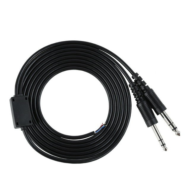 Cable de Repuesto DIY Para Auriculares de Aviación ANGGREK Dual GA 2 metros