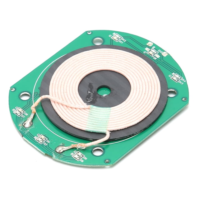 Placa De Circuito PCBA Con Bobina, Módulo De Cargador Inalámbrico De Protección Múltiple Eficiencia De Conversión Inalámbrica 75% Para Qi Estándar WPC1.1 ANGGREK PCBA Circuit Board with Coil