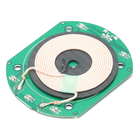 Wireless Charger Module, Ireless Conversion Efficiency 75% Boost Efficiency 93% PCBA Circuit Board With Coil Easy To Use For Qi Standard WPC1.1