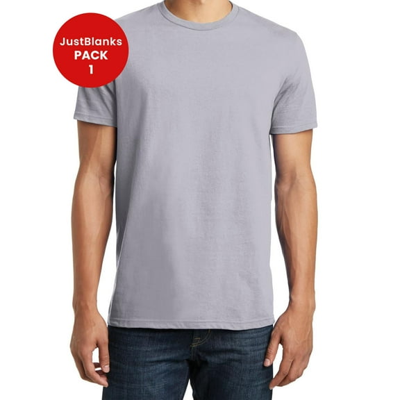 JustBlanks Soft Cotton Young Mens Slim Fit Concert Lightweight Modern Fit T-Shirt