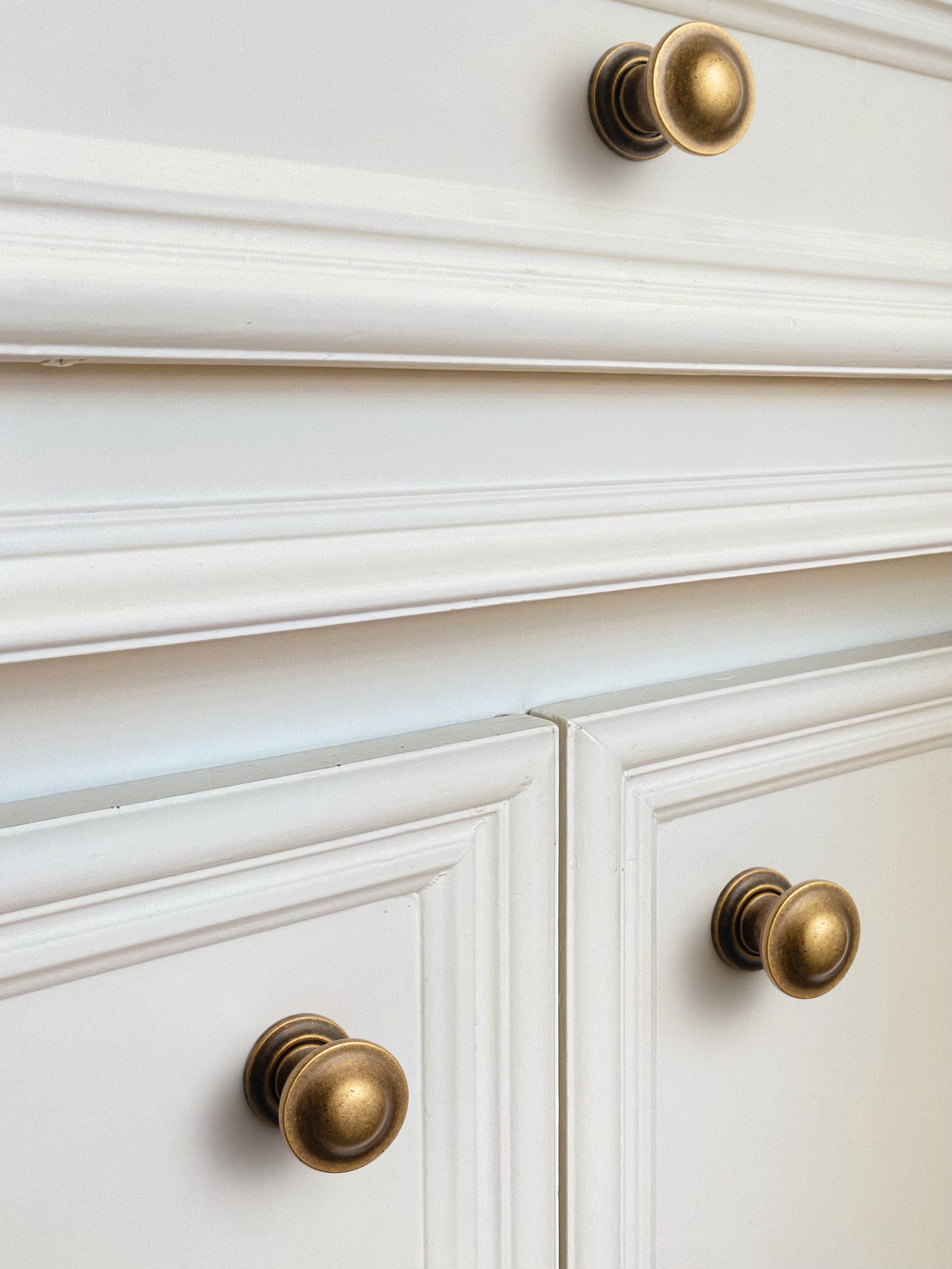 Goo-Ki 12 Pack Antique Brass Cabinet Drawer Knobs with Backplate, Zinc Alloy Cabinet Handles Hardware for Dresser,Wardrobe,Cupboard