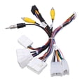thumbnail image 1 of 16 Pin Wiring Harness  Adapter Cable, ABS Material GPS Power Cord  Wiring Harness Replacement For Highlander Levin Camry Reiz, 1 of 8
