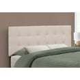 thumbnail image 1 of Monarch Specialties Bed, Headboard Only, Full Size, Bedroom, Upholstered, Linen Look, Beige, Transitional, 1 of 3
