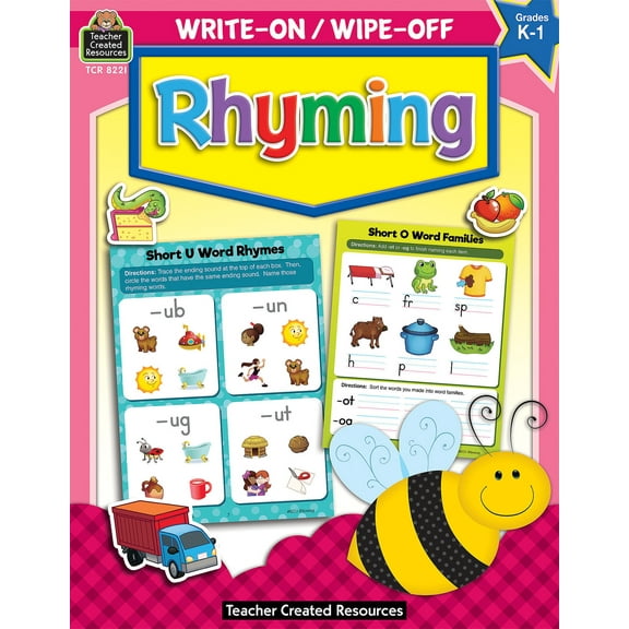 Rhyming Write-On Wipe-Off Book [TCR8221]