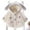 White, variant on SILVERCELL Girls Winter Flower Pendant Windproof Hooded Coat Baby Cloak Reaching Out when Going Out for 0-18M Infant Toddler
