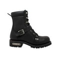thumbnail image 2 of Hypard Men's 8" Zipper Lace Black Boot Size in 11, M, 2 of 4